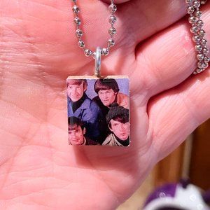 Set of 2 The Monkees Scrabble Necklace